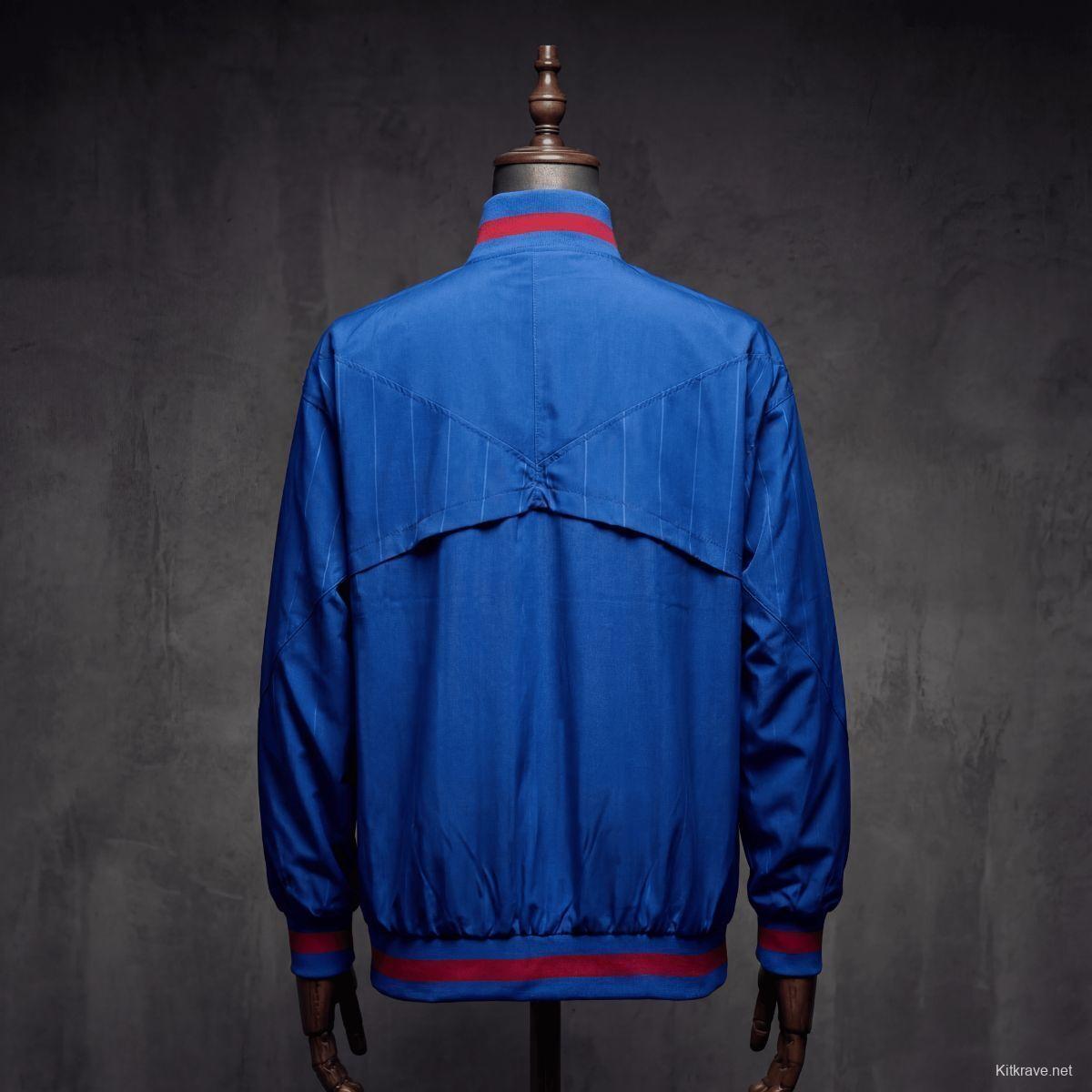 2026 Barcelona Blue Jacket Windbreaker