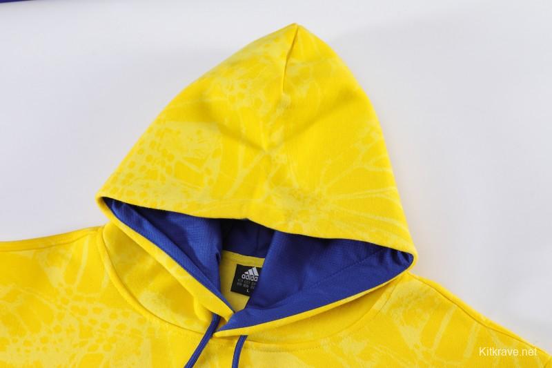 25/26 Colombia Yellow Embroidered Logo Hoodie