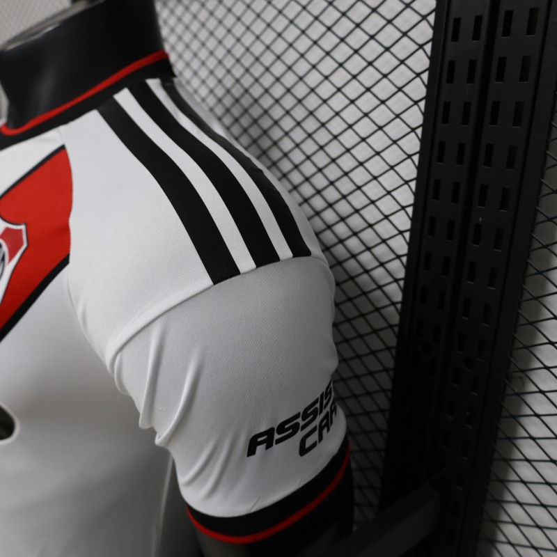 Player Version 26/27 River Plate Home White with Red Diagonal Sash Jersey