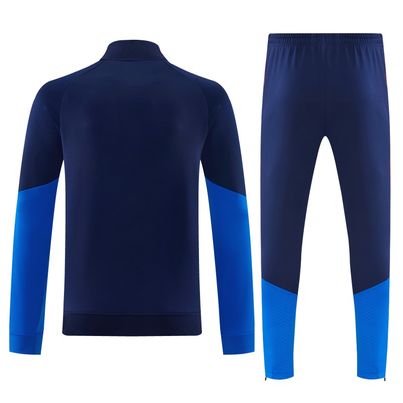 26/27  Colombia Navy Blue Full Zipper Jacket Tracksuit  + Long Pants