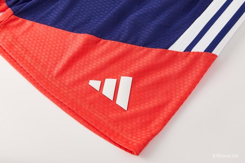 26/27 Japan  Blue  Short Sleeve+Soccer Shorts