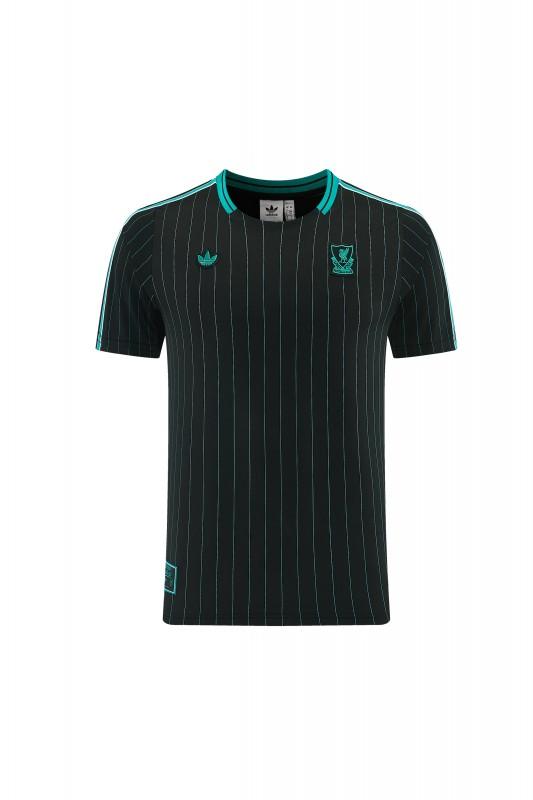 26/27  Liverpool  Black Short Sleeve+Soccer Shorts