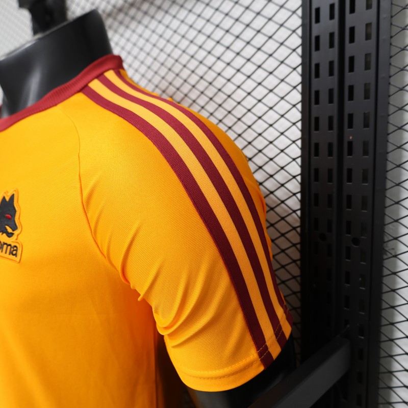 Player Version 26/27 AS Roma x Adidas Originals Orange Special Edition Jersey
