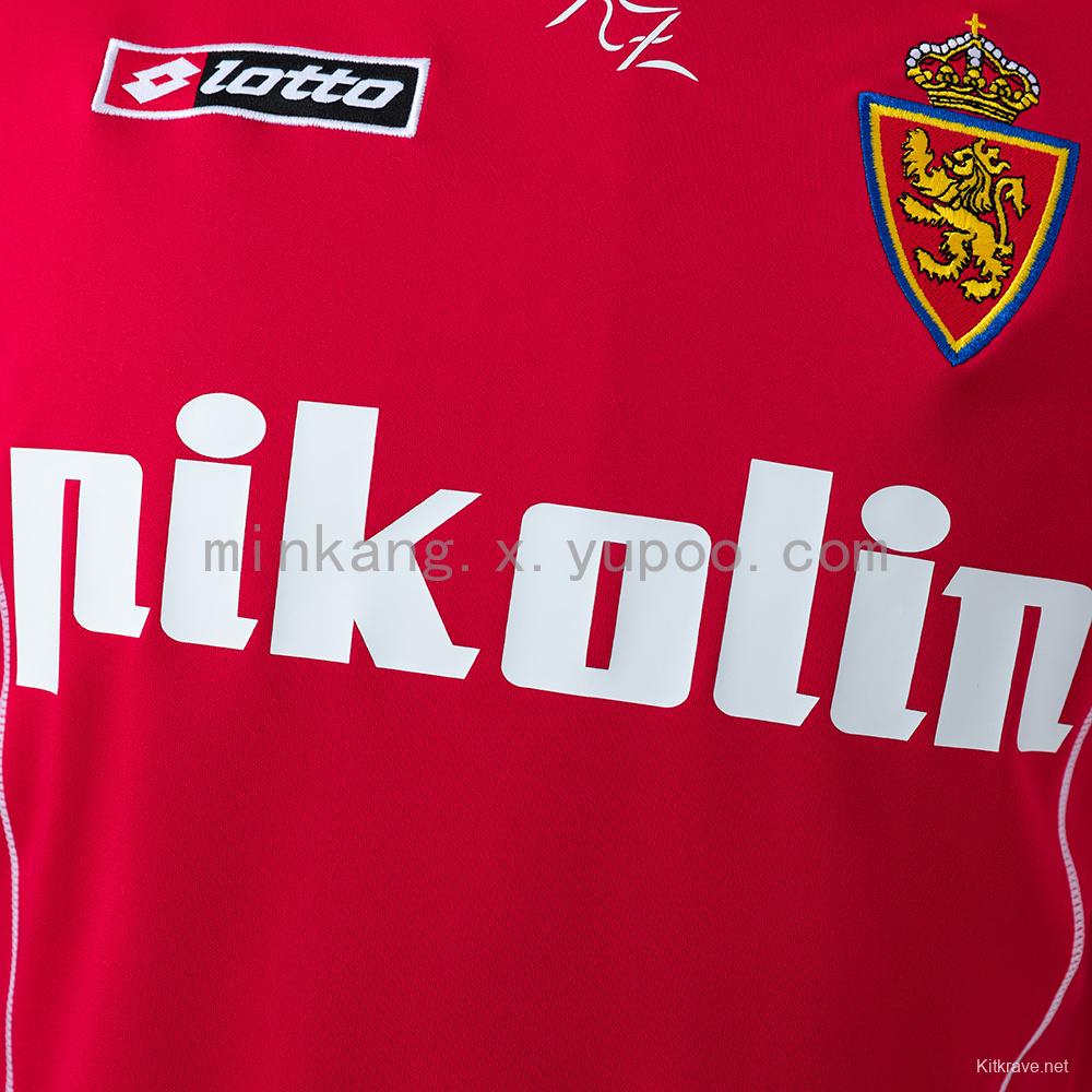 04/05 Zaragoza Away Retro Jersey