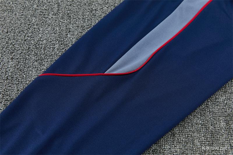 2026 England Navy Blue  Half Zipper Jacket Tracksuit + Long Pants (Nike)