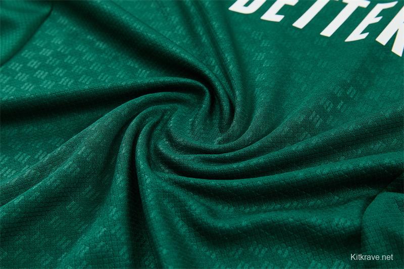 2026 Real Madrid Green & Cream  Short Sleeve+Soccer Shorts