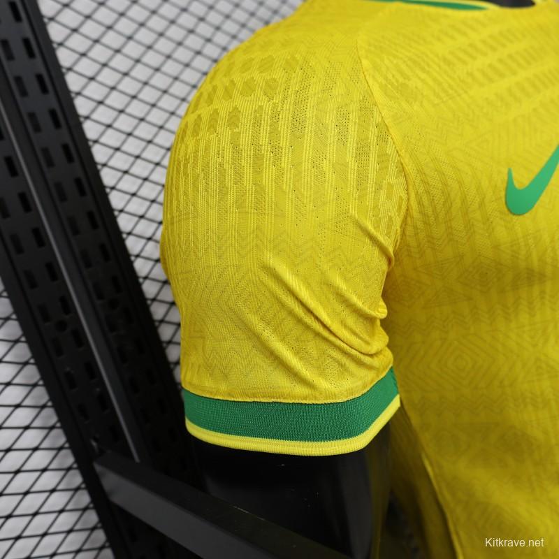 Player Version 2026 Brazil Home Yellow  Special Edition  Jersey