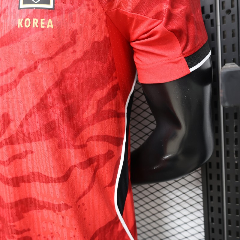 Player Version 2026 South Korea  Red  Home Jersey