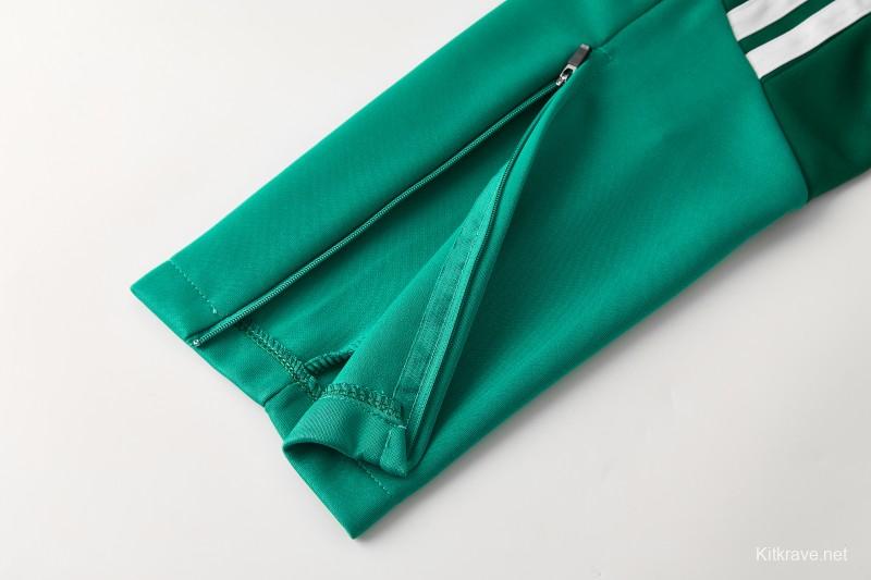 26/27 Algeria  Dark Green  Zipper Training Jacket Tracksuit + Long Pants (Adidas)