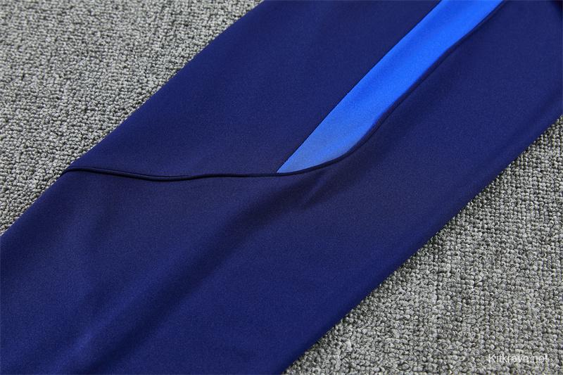 2026 Inter Milan Royal Blue Half  Zipper Jacket Tracksuit + Long Pants (Nike)