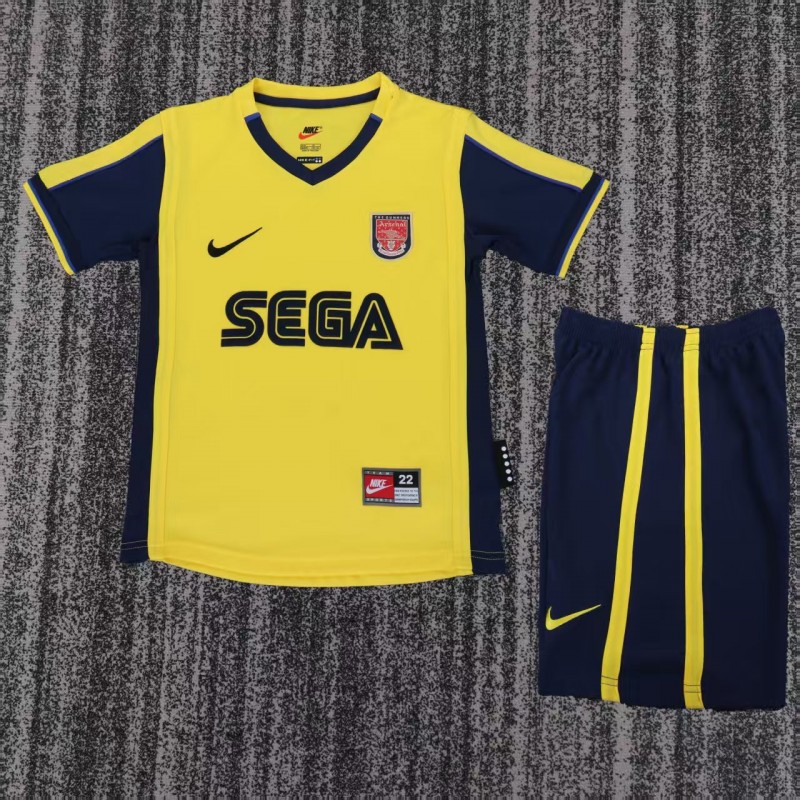 Retro Kids 00/01 Arsenal Away Jersey
