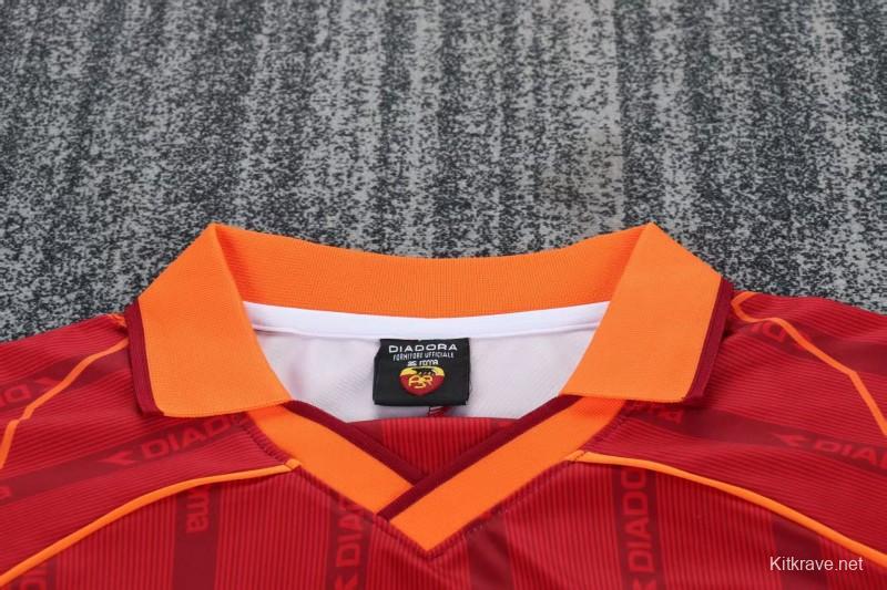 Retro 99/00 Roma Home Jersey