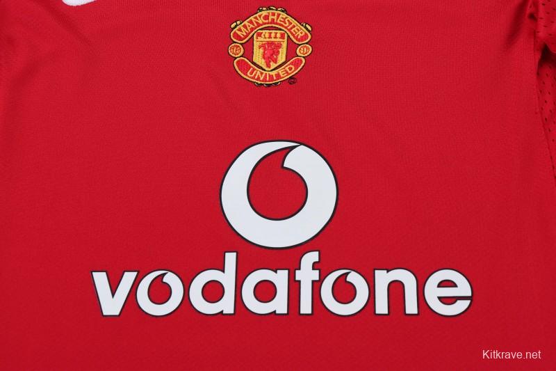 Retro Kids 05/06 Manchester United Home Jersey