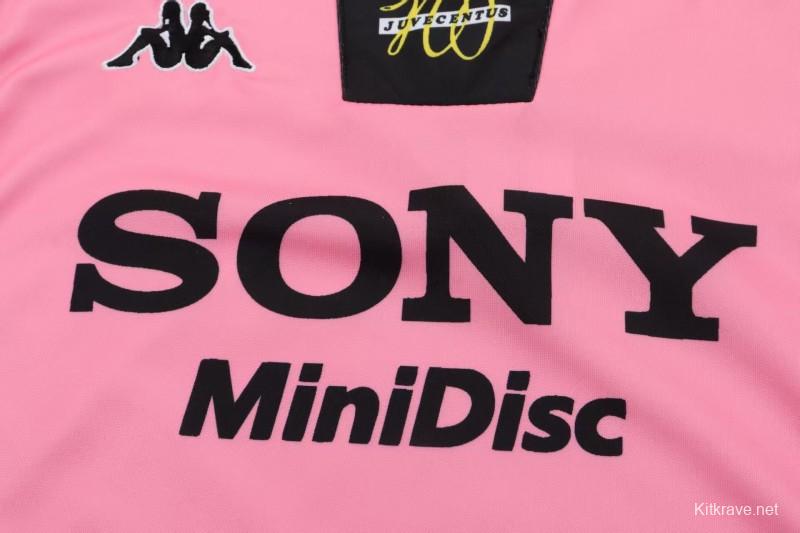 Retro Kids 97/98 Juventus Pink Away Jersey