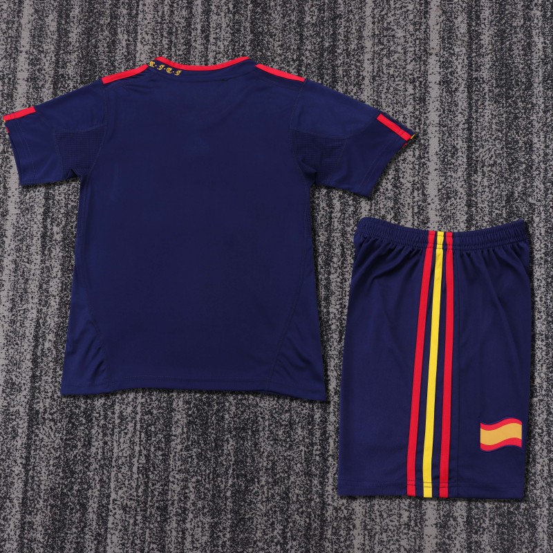 Retro Kids 2010 Spain Away Jersey