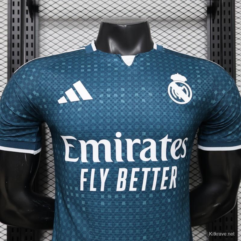 Player Version 26/27 Real Madrid Away Teal Blue  Jersey