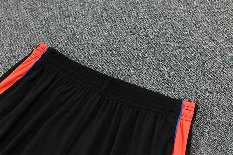 Player Version 26/27 Paris Black Half Zipper Jacket+Long Pants
