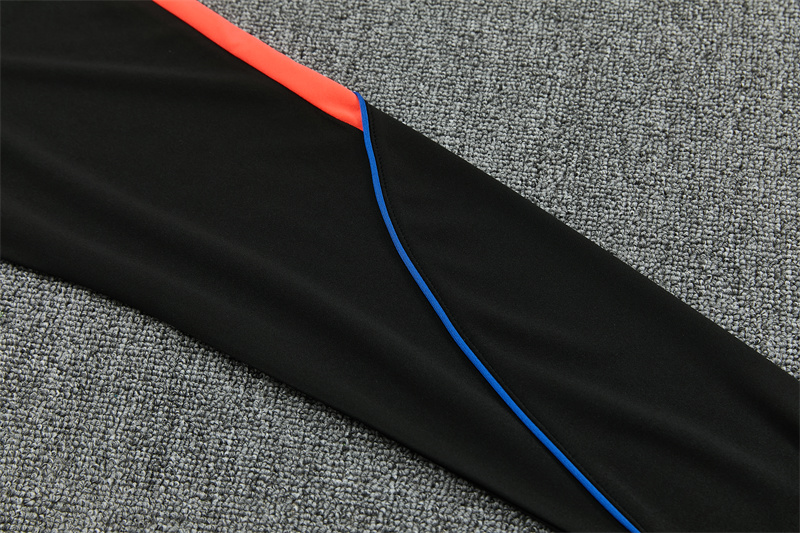 Player Version 26/27 Paris Black Half Zipper Jacket+Long Pants