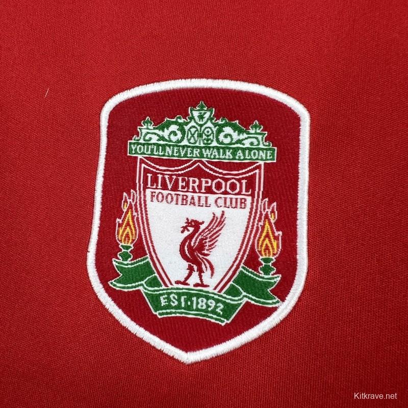 2002/04 Retro Liverpool Home Long Sleeve Jersey