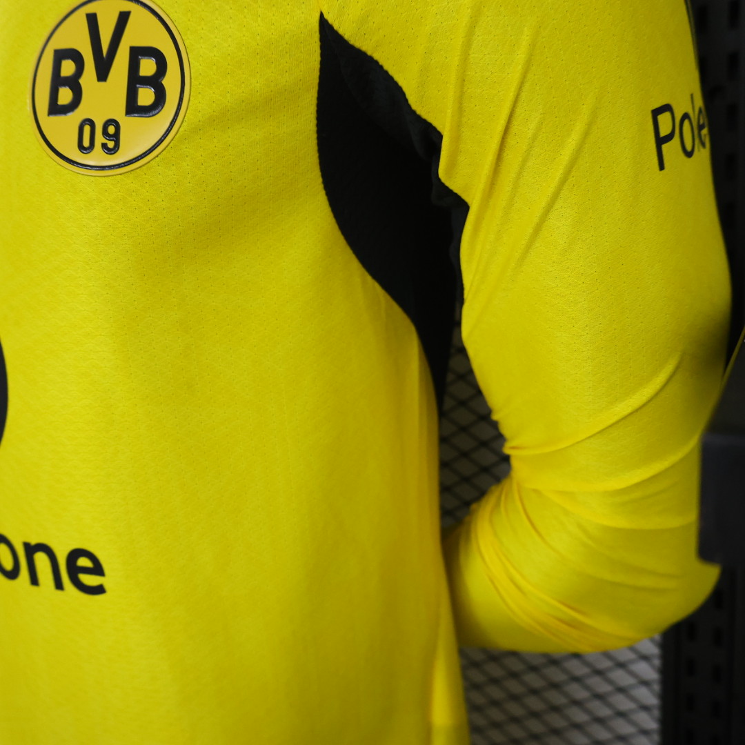 Player Version 26/27  Borussia Dortmund Yellow Home Long Sleeve Jersey