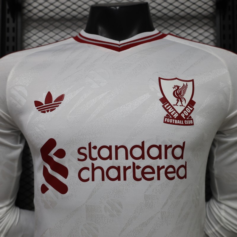 Player Version 26/27 Liverpool Away White Jersey