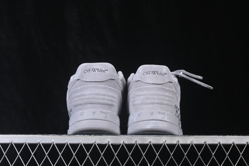 Off-White Out Of Office Low-Top Sneakers Space Grey - AJD4