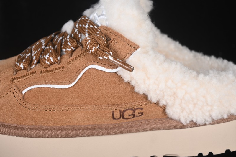 UGG Highland Lowmel Suede and Textile Colorblock Low Top Casual Sneakers - 1180313 CHE