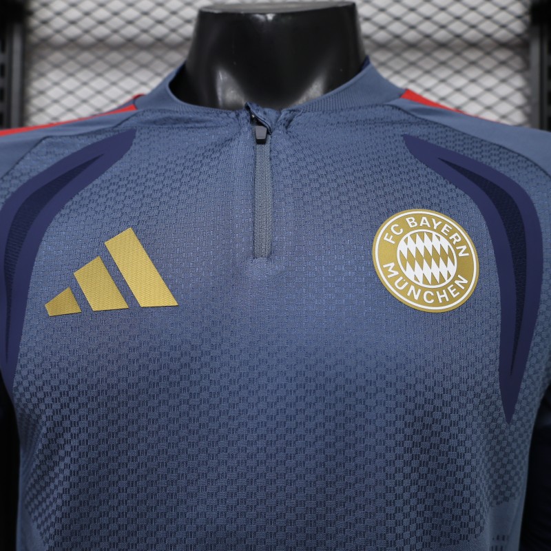 Player Version 26/27 FC Bayern München Long Sleeve Home Navy Jersey