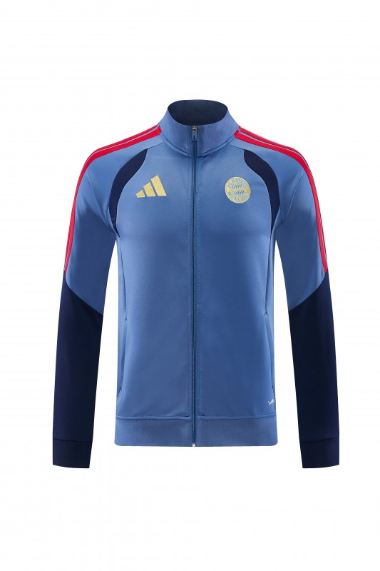 26/27 FC Bayern München 02  Blue Grey Full Zipper Jacket + Long Pants