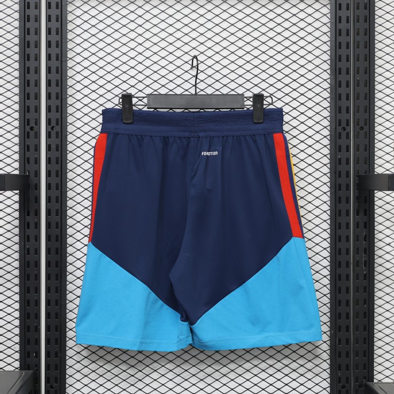 Player Version  2026 Spain National Team  Training Blue Shorts