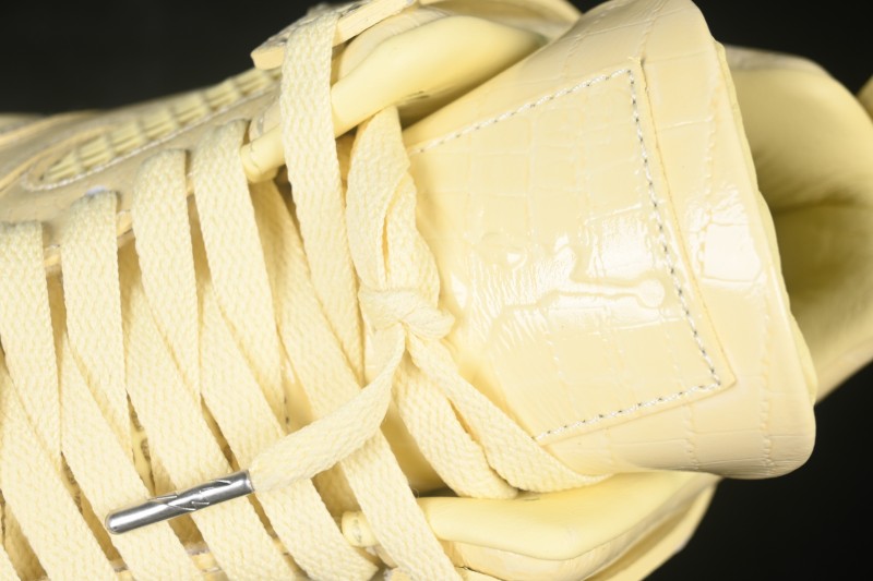 J Balvin x Air Jordan 4 Retro Amazonas Yellow Croc IW2872-700