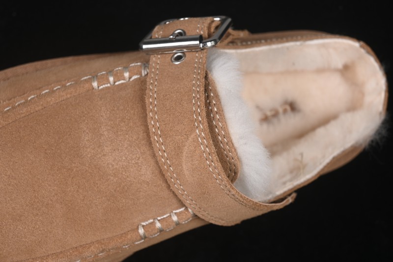 UGG Golden Family Solid Color Round Toe Slippers - 1180251 CHE