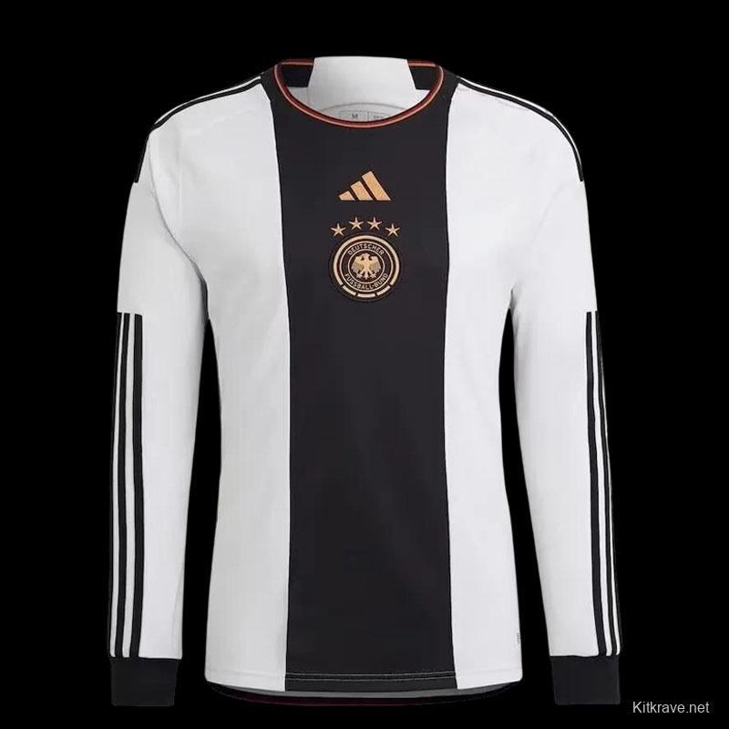 2022 Germany Home Long Sleeve Jersey