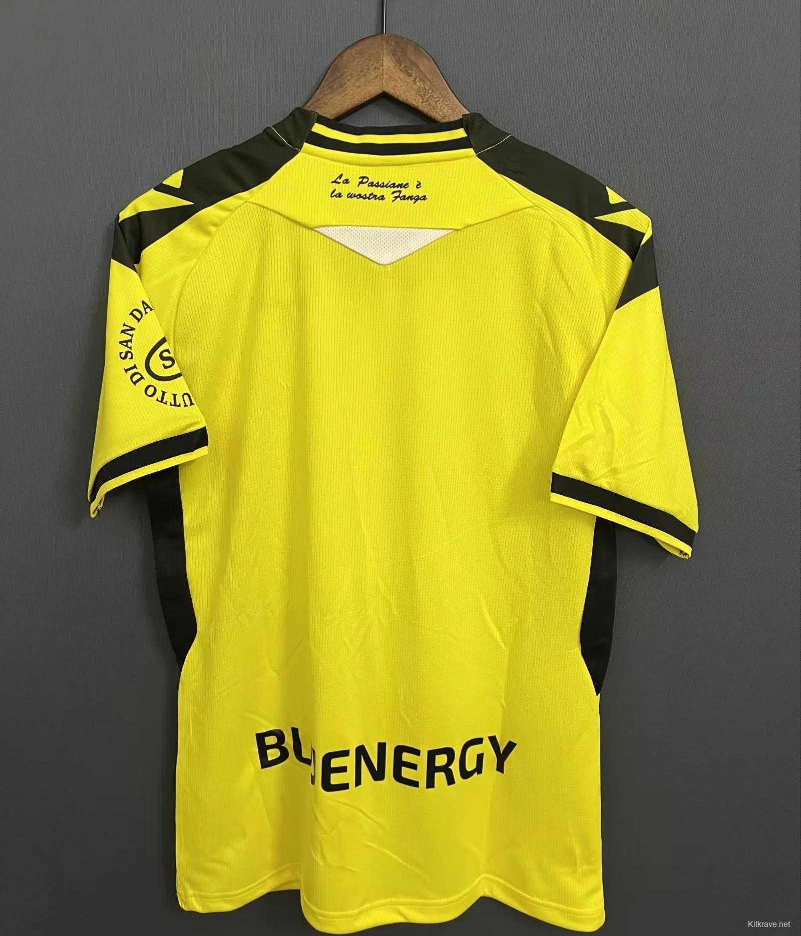 22/23 Udinese Away Yellow Jersey