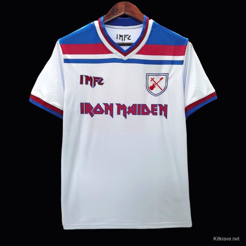 22/23 West Ham United Iron Maiden Away White Jersey