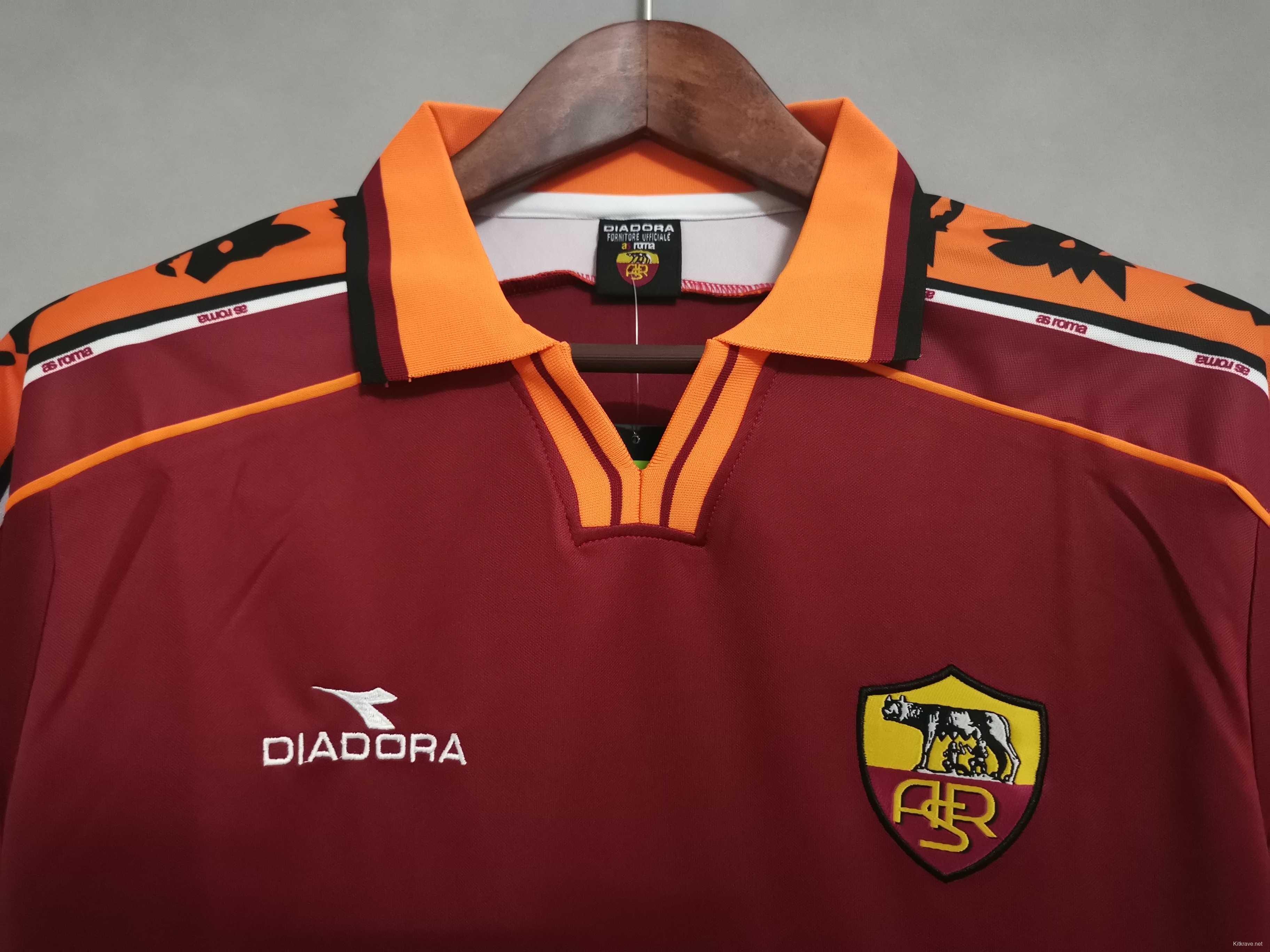 Retro 98 99 AS Roma Home Jersey