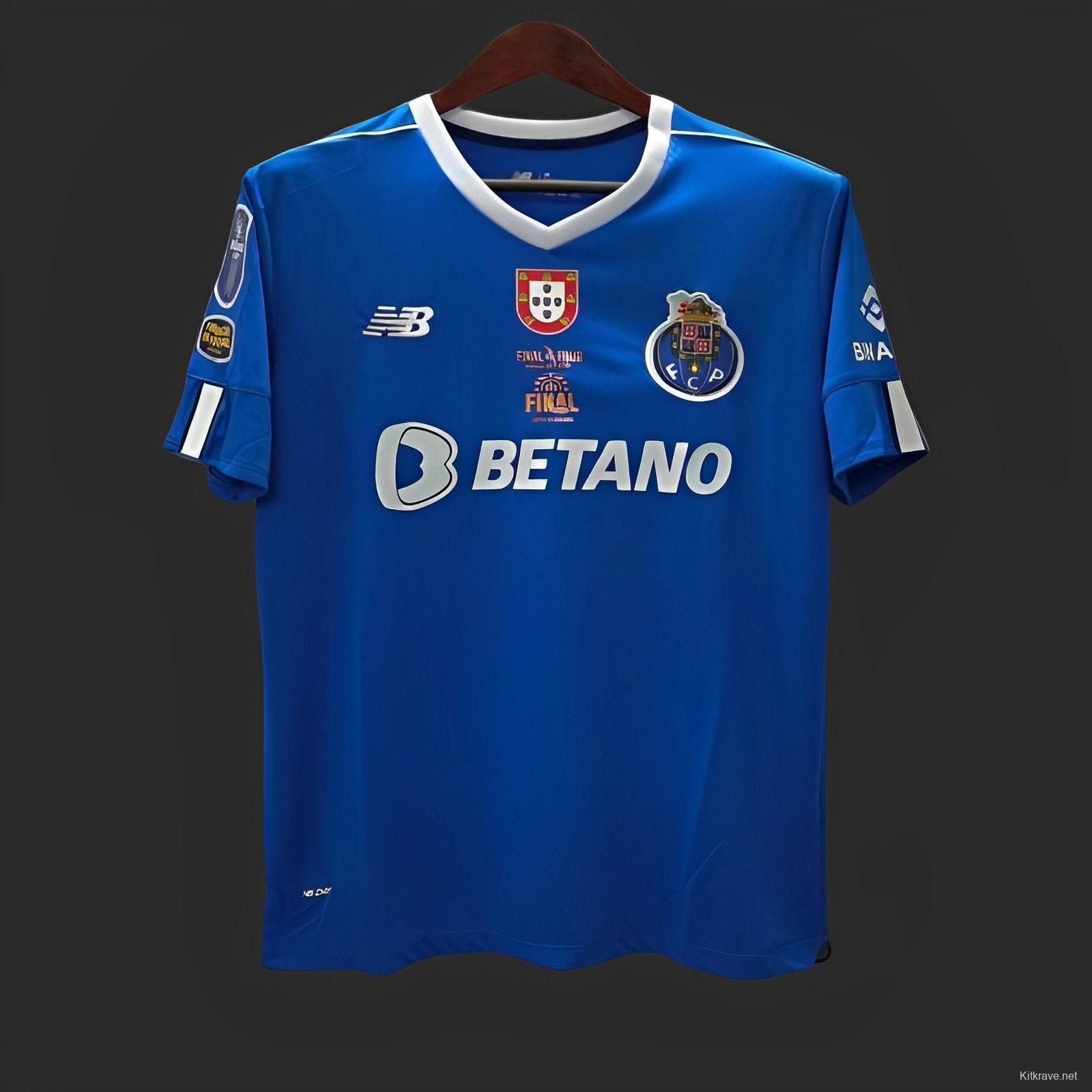 22/23 Porto Home Final Four Allianz Cup Jersey With Full Patch