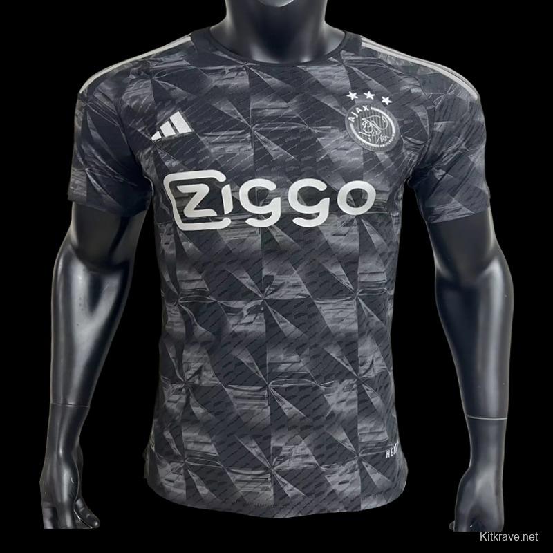 Player Version 23/24 AJax Third Black Jersey