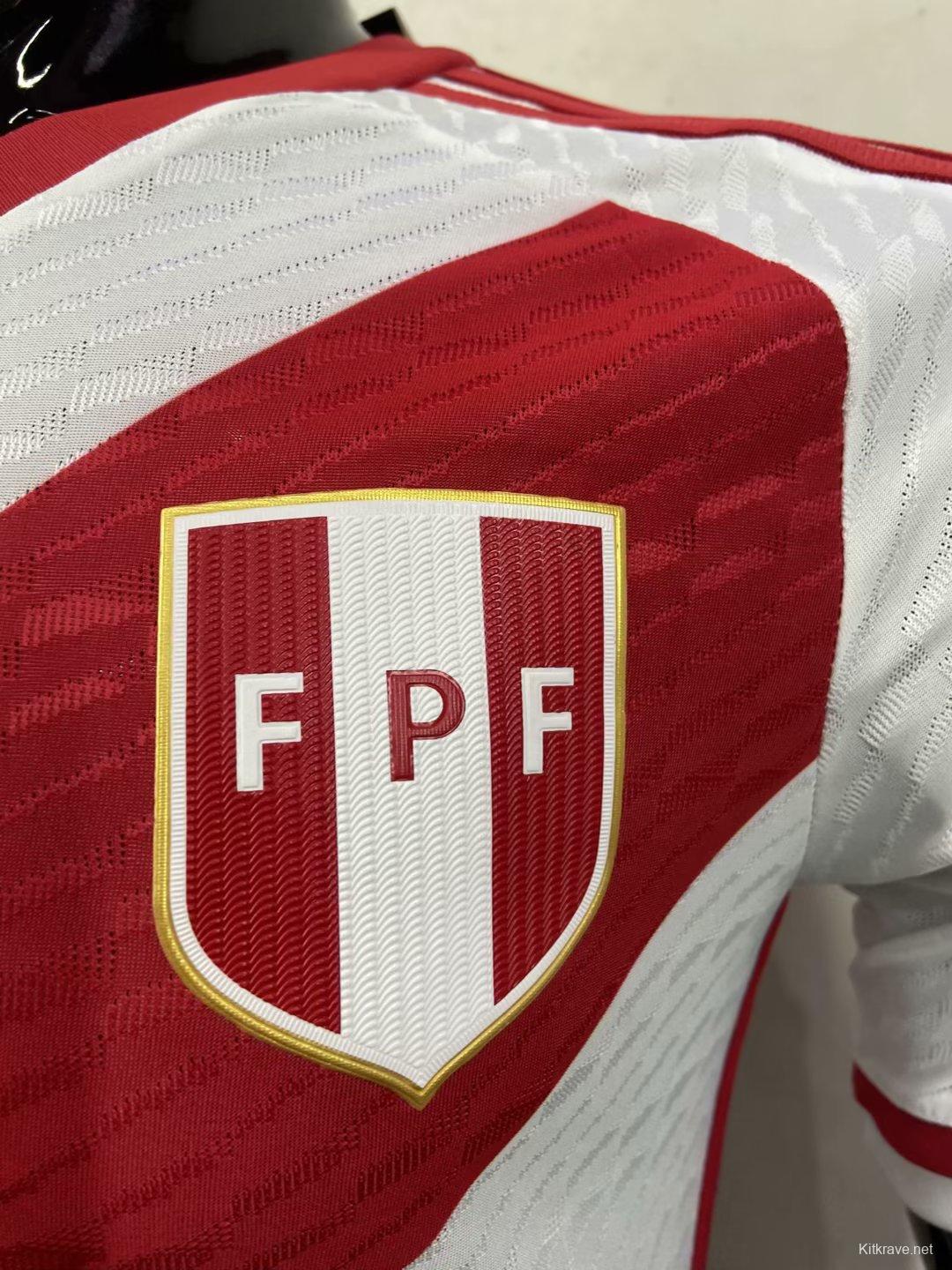 Player Version 2022 Peru Home Jersey