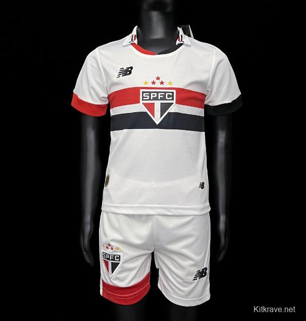 24/25 Kids Sao Paulo Home Jersey