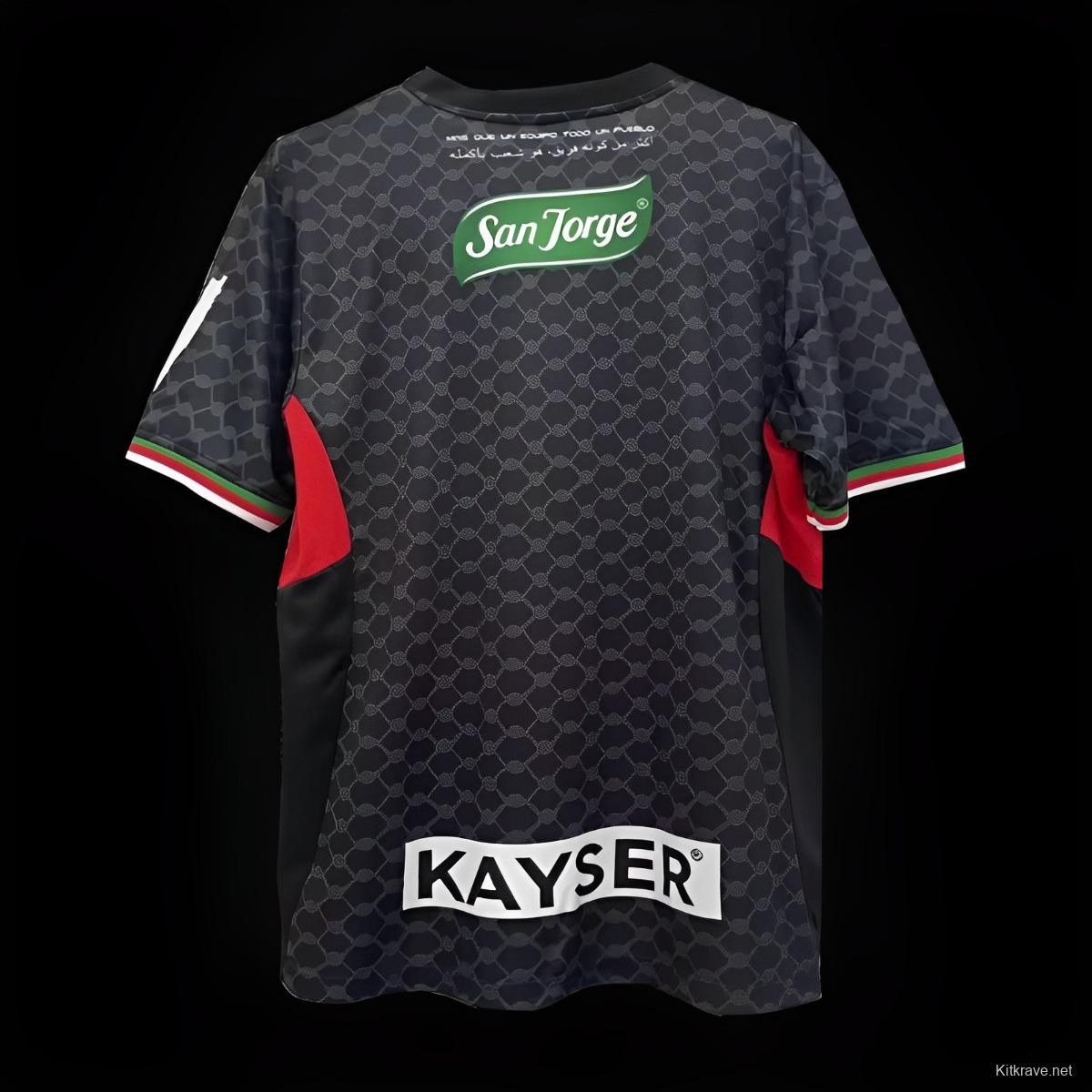 24/25 CD Palestino Away Black Jersey