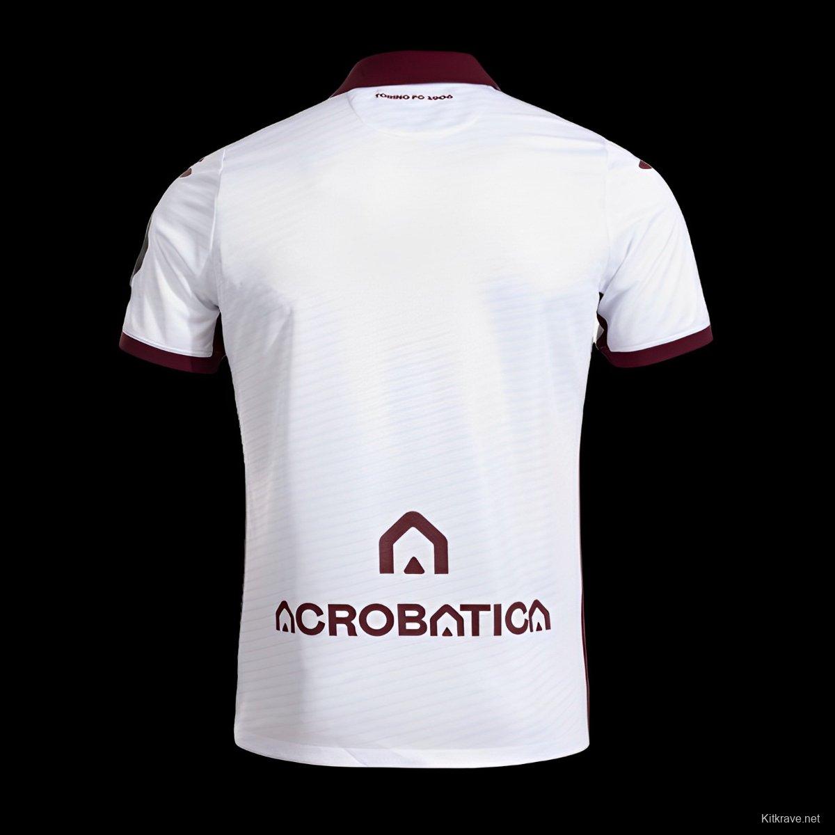 24/25 Torino Away White Jersey