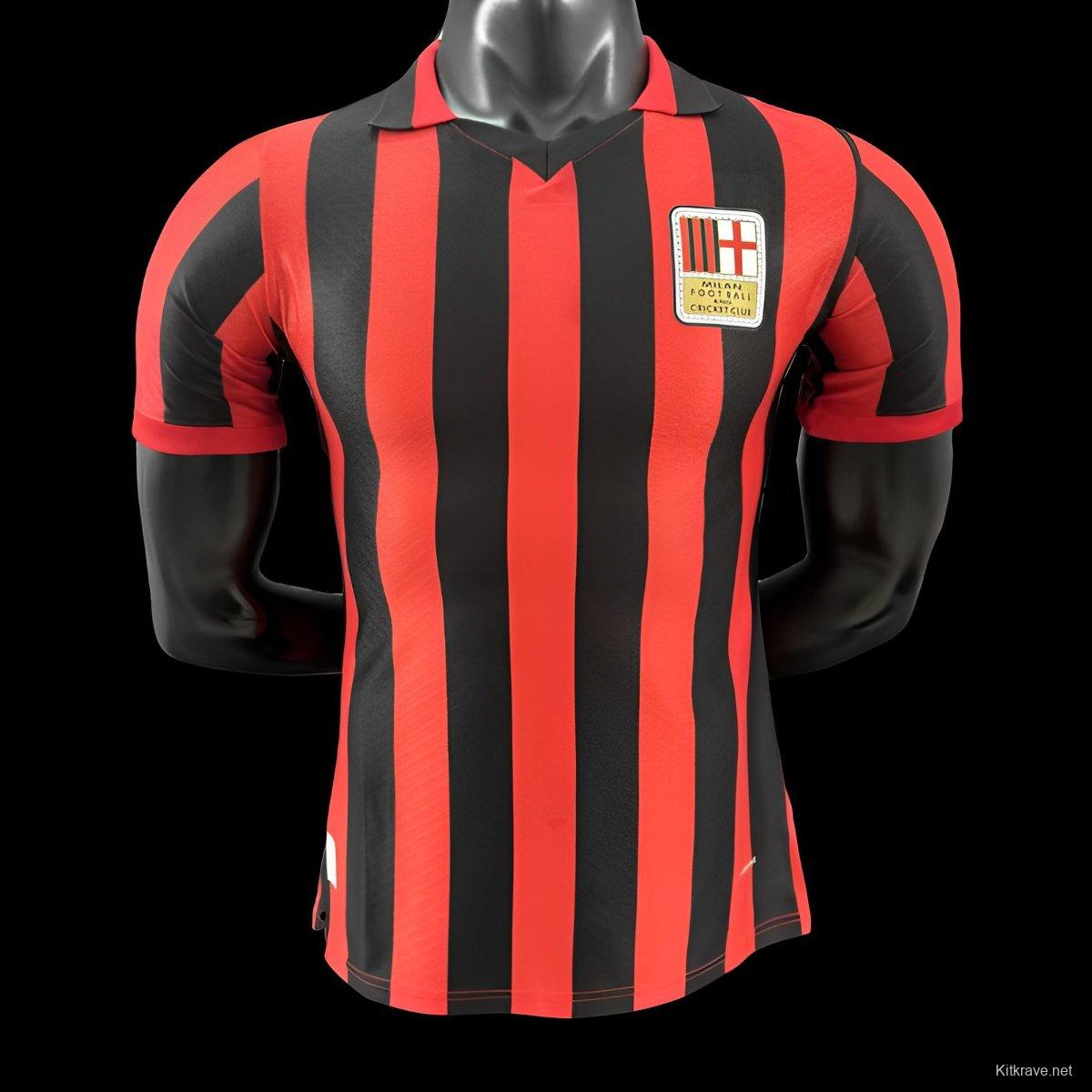 Player Version 24/25 AC Milan 125th Anniversary Jersey