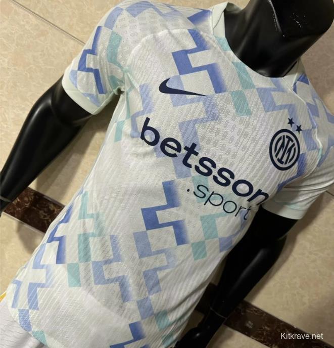 Player Version 25/26 Inter Milan Away White Jersey With Sponsor