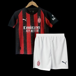 25/26 Kids AC Milan Home Jersey