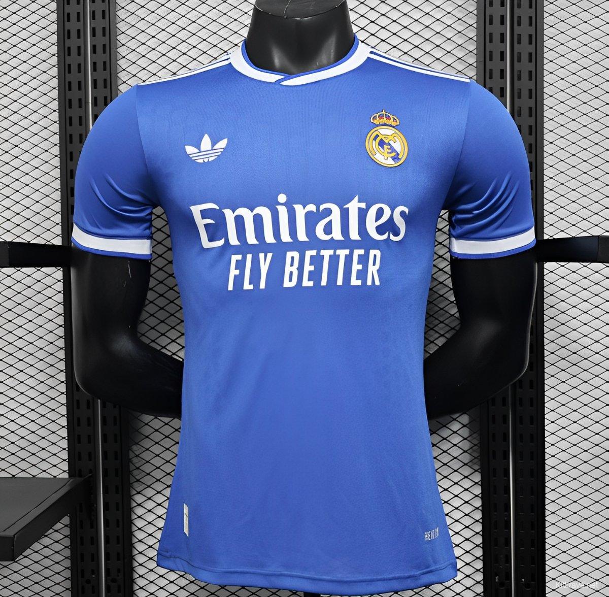 Player Version 25/26 Real Madrid Third Blue Jersey