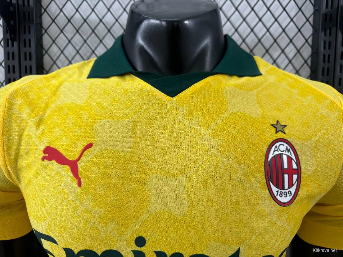 Player Version 25/26 AC Away Yellow Jersey