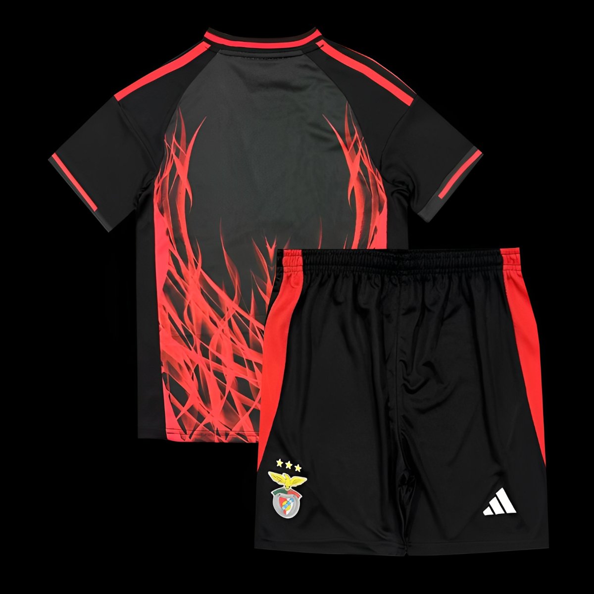 25/26 Kids Benfica Away Black Concept Jersey