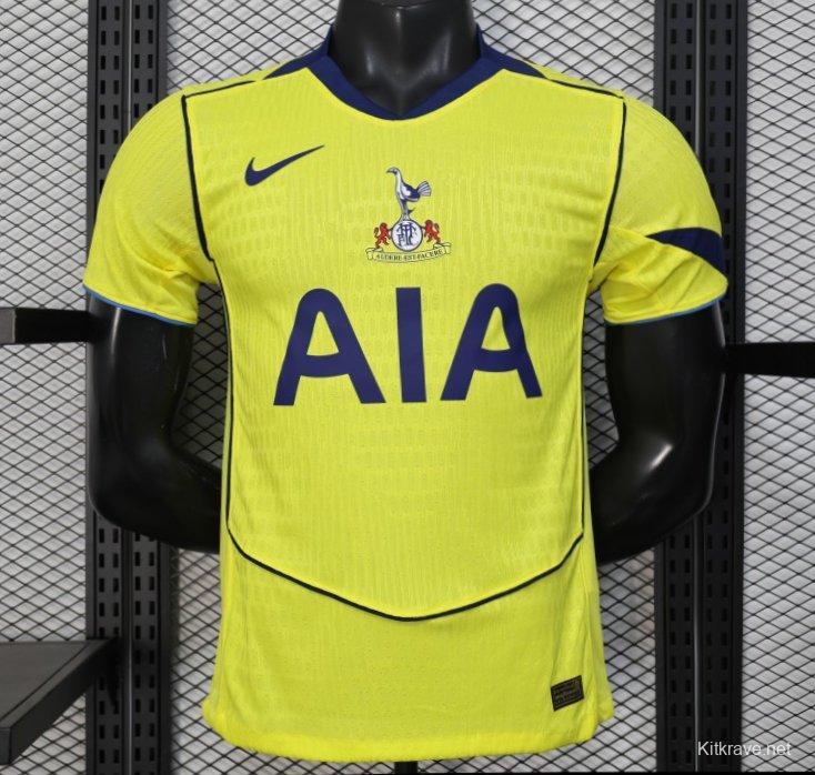 Player Version 25/26 Tottenham Hotspur Third Yellow Jersey