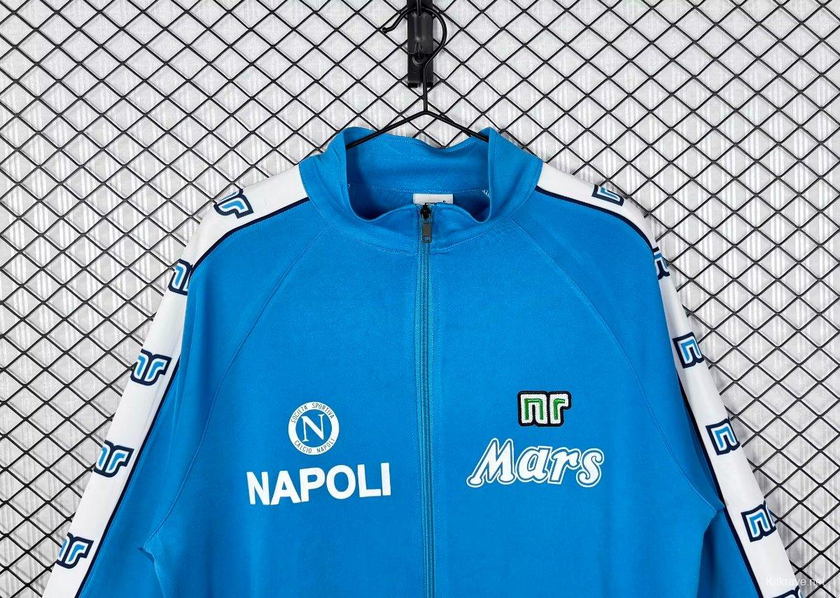 Retro 88/89 Napoli Home Full Zipper Jacket